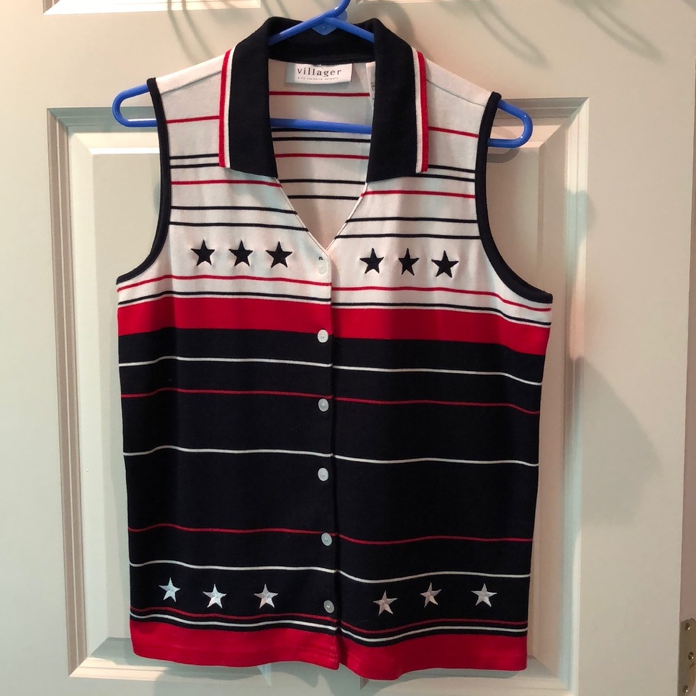 July 4th Patriotic Top